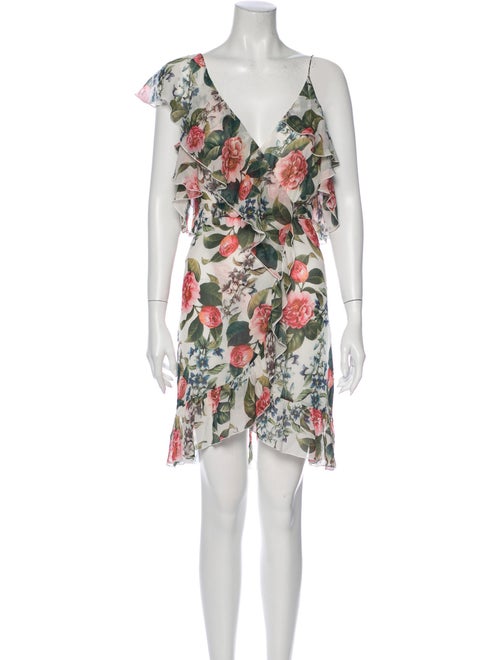 Nicholas Silk Mini Dress Green
