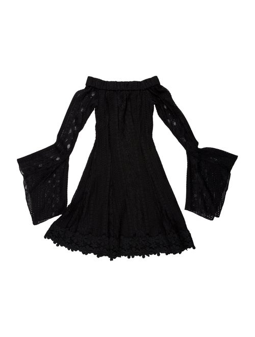 Nicholas Strapless Mini Dress Black
