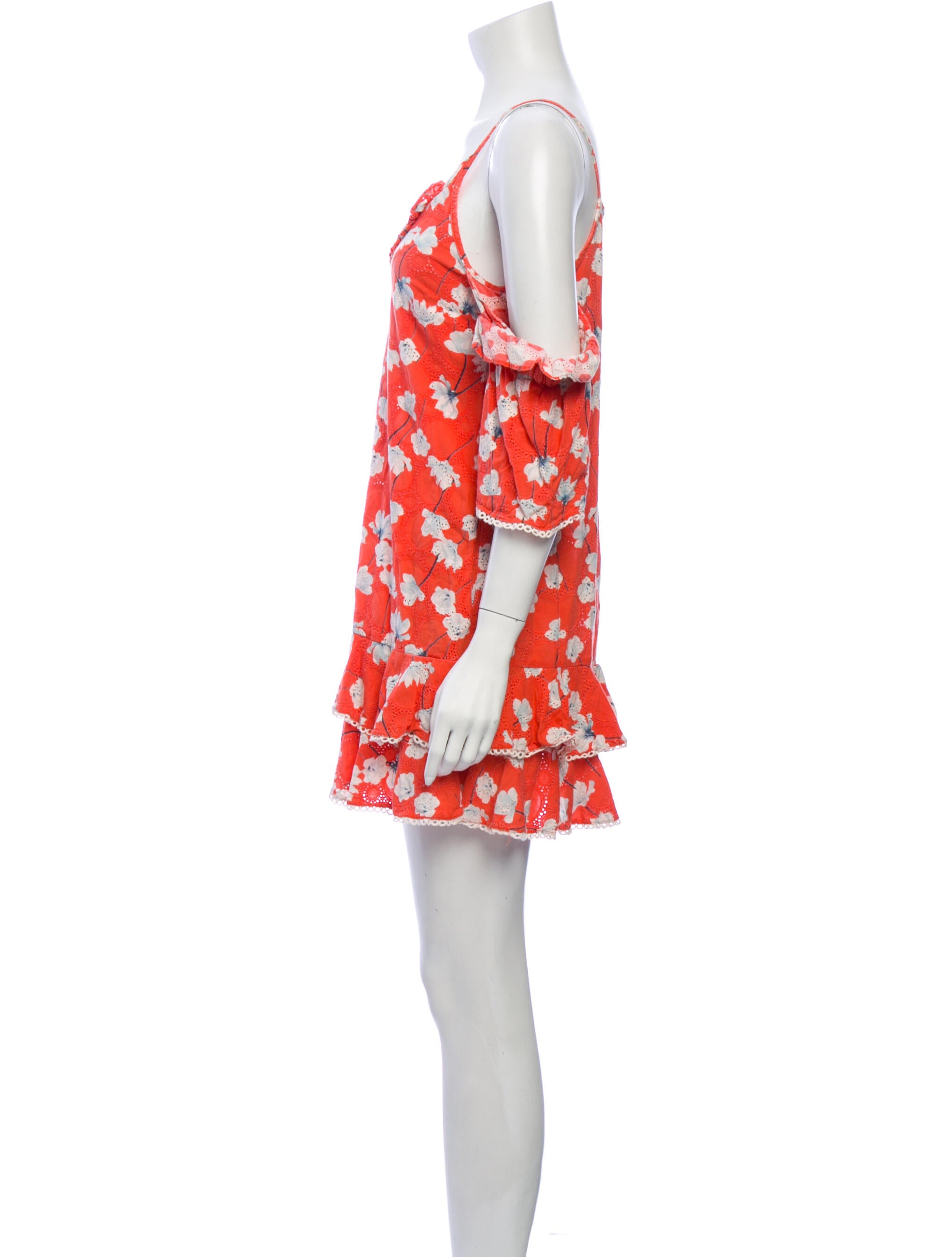 Nicholas Floral Print Mini Dress