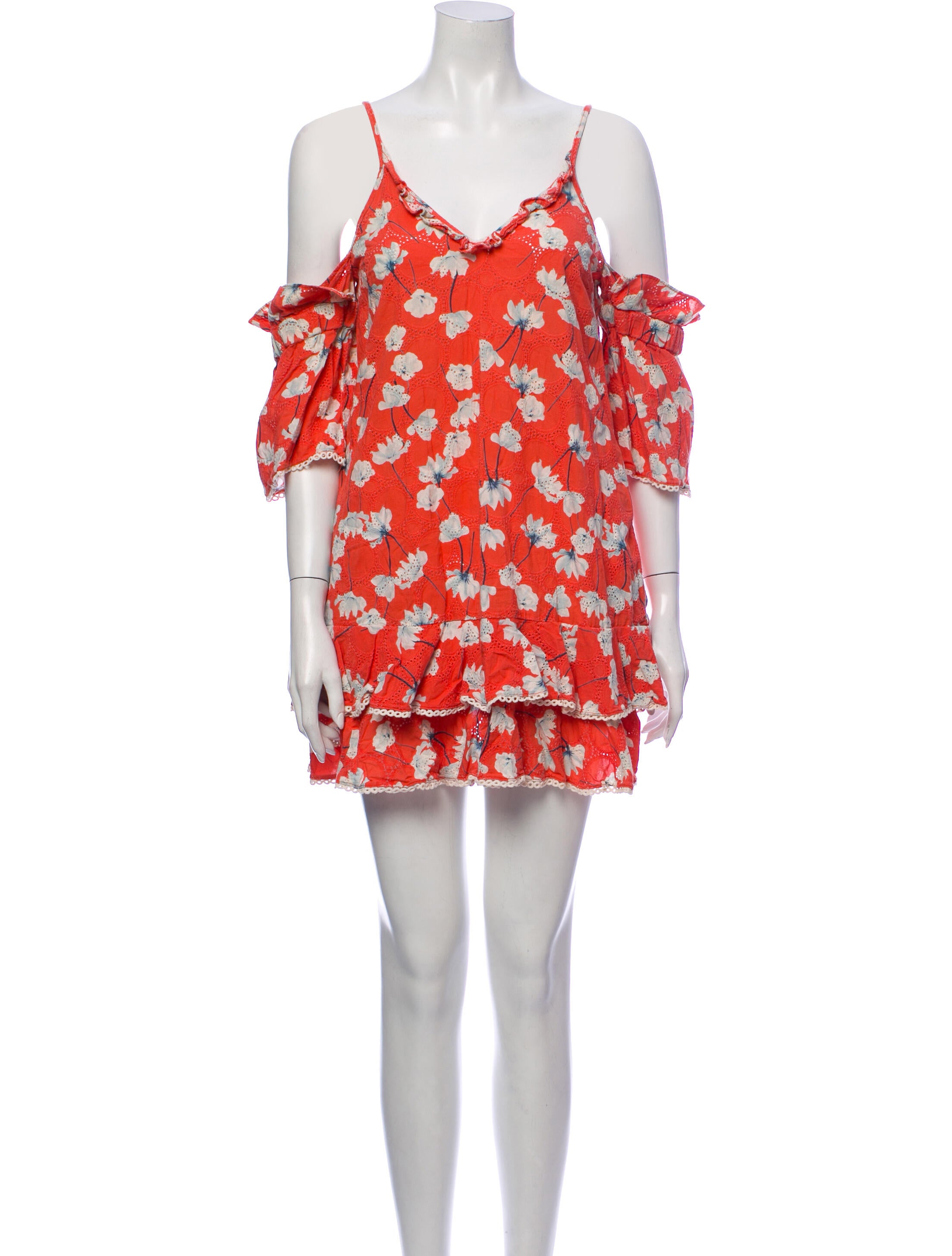 Nicholas Floral Print Mini Dress