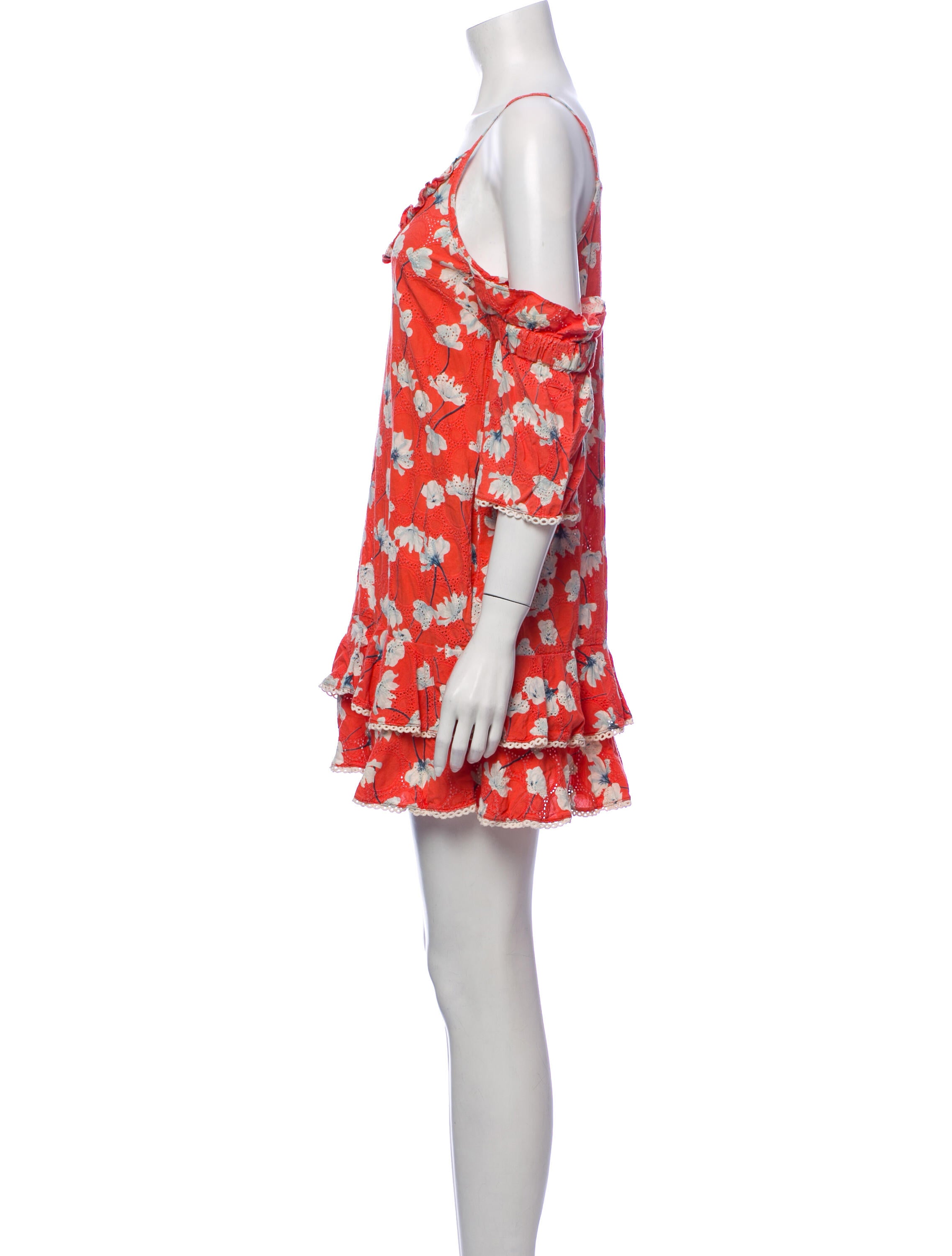 Nicholas Floral Print Mini Dress