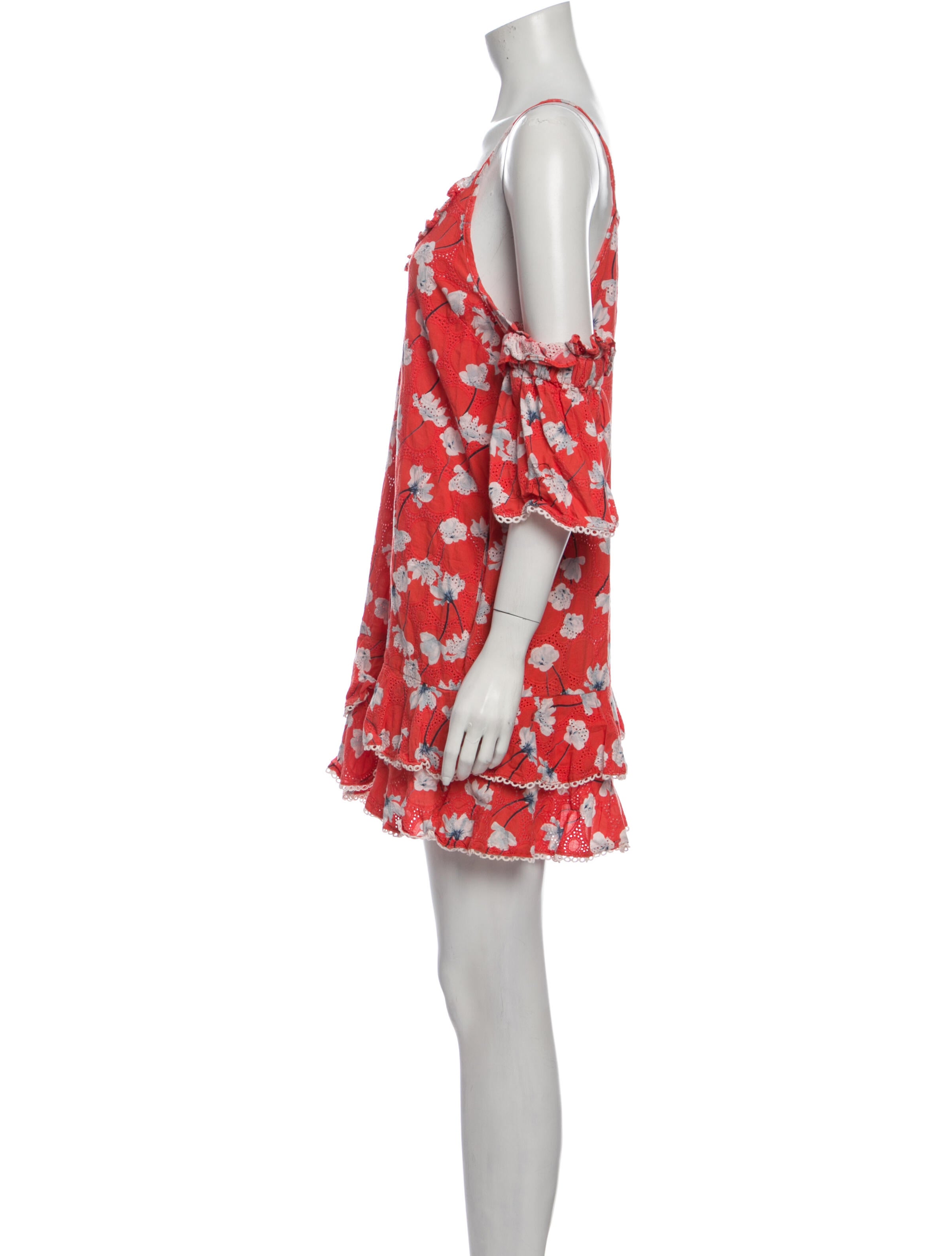 Nicholas Floral Print Mini Dress