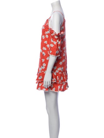 Nicholas Floral Print Mini Dress