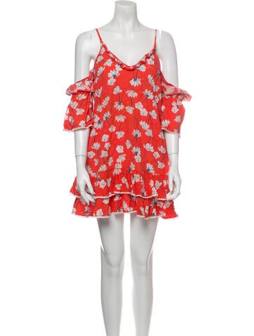 Nicholas Dresses Floral Print Mini Dress US 6 | M