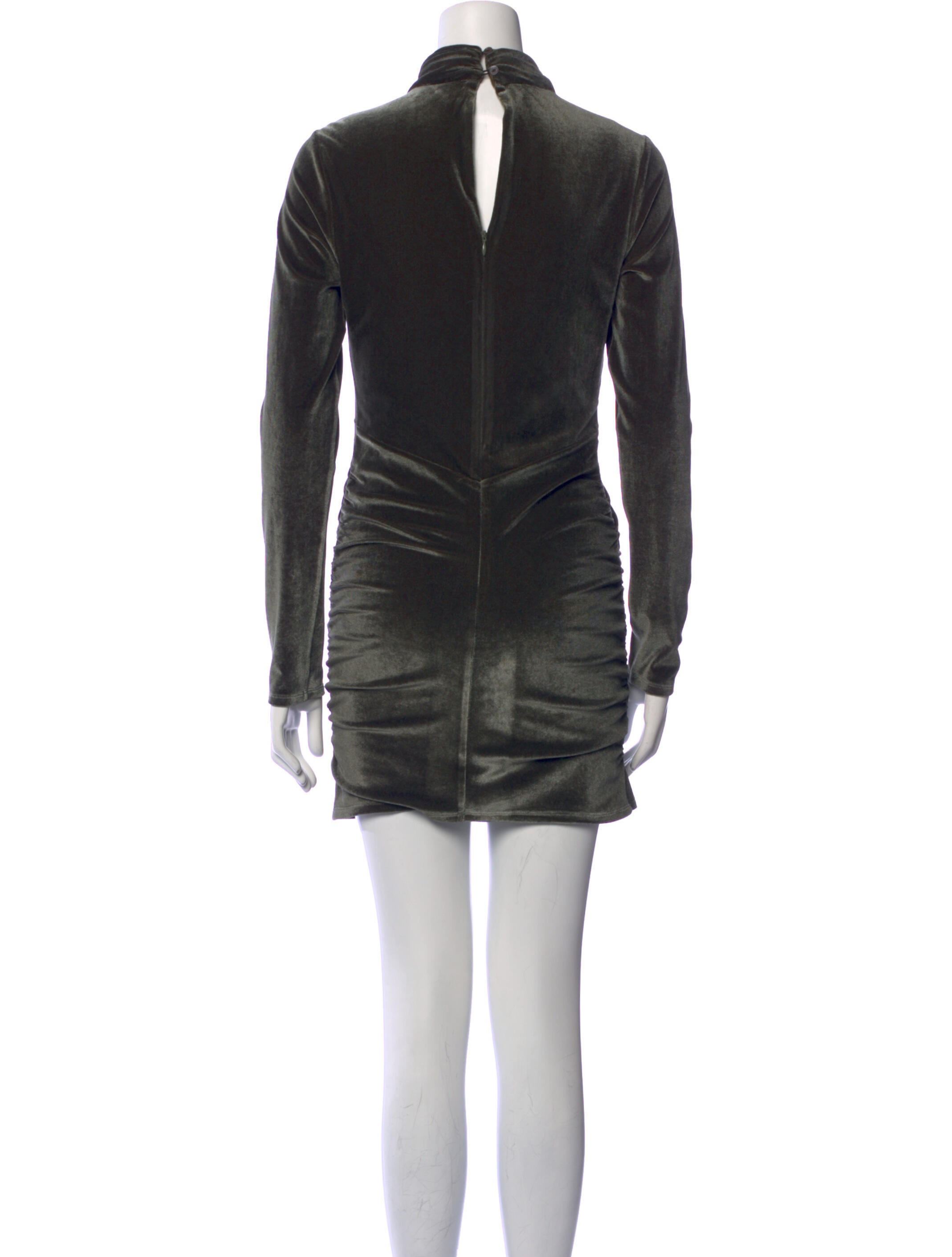 Nicholas Turtleneck Mini Dress - Green Dresses, Clothing - W7731267 | The  RealReal