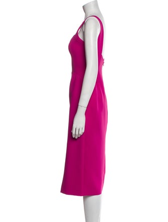 Nicholas V-Neck Midi Length Dress
