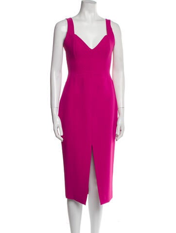 Nicholas Dresses V-Neck Midi Length Dress US 4 | S