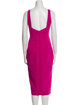 Nicholas V-Neck Midi Length Dress