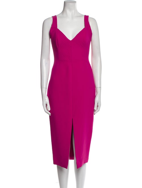 Nicholas V-Neck Midi Length Dress