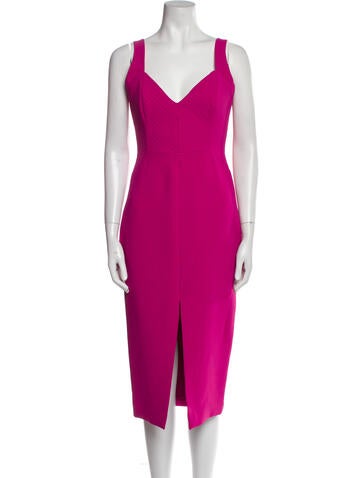 Nicholas Dresses V-Neck Midi Length Dress US 4 | S