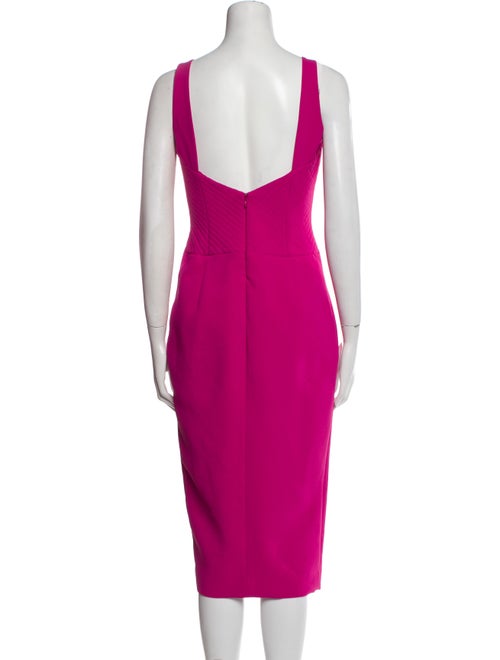 Nicholas V-Neck Midi Length Dress