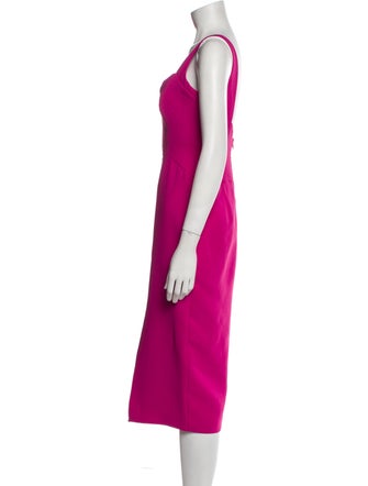 Nicholas V-Neck Midi Length Dress