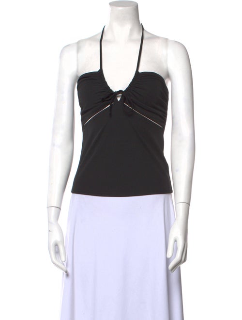 Nicholas Halterneck Sleeveless Crop Top