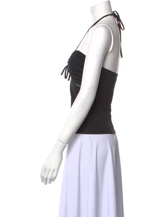 Nicholas Halterneck Sleeveless Crop Top