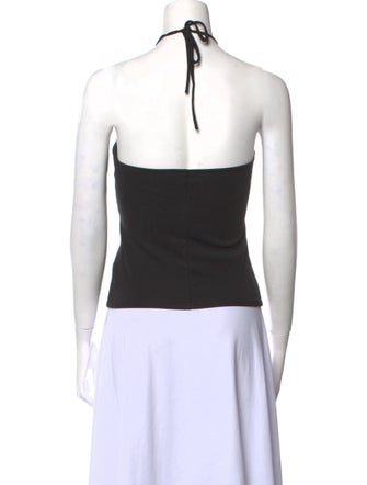 Nicholas Halterneck Sleeveless Crop Top