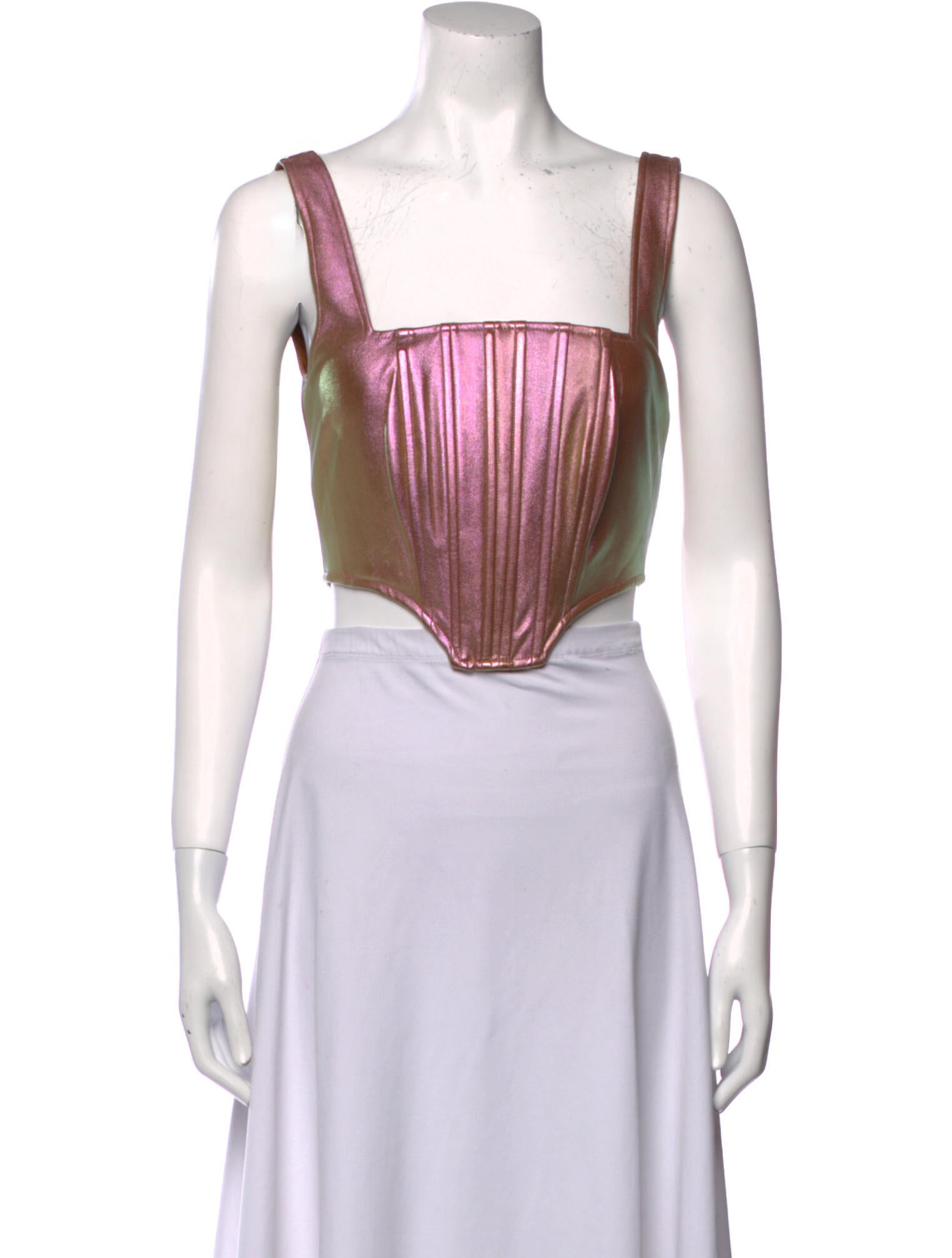 Nicholas Square Neckline Sleeveless Crop Top w/ Tags