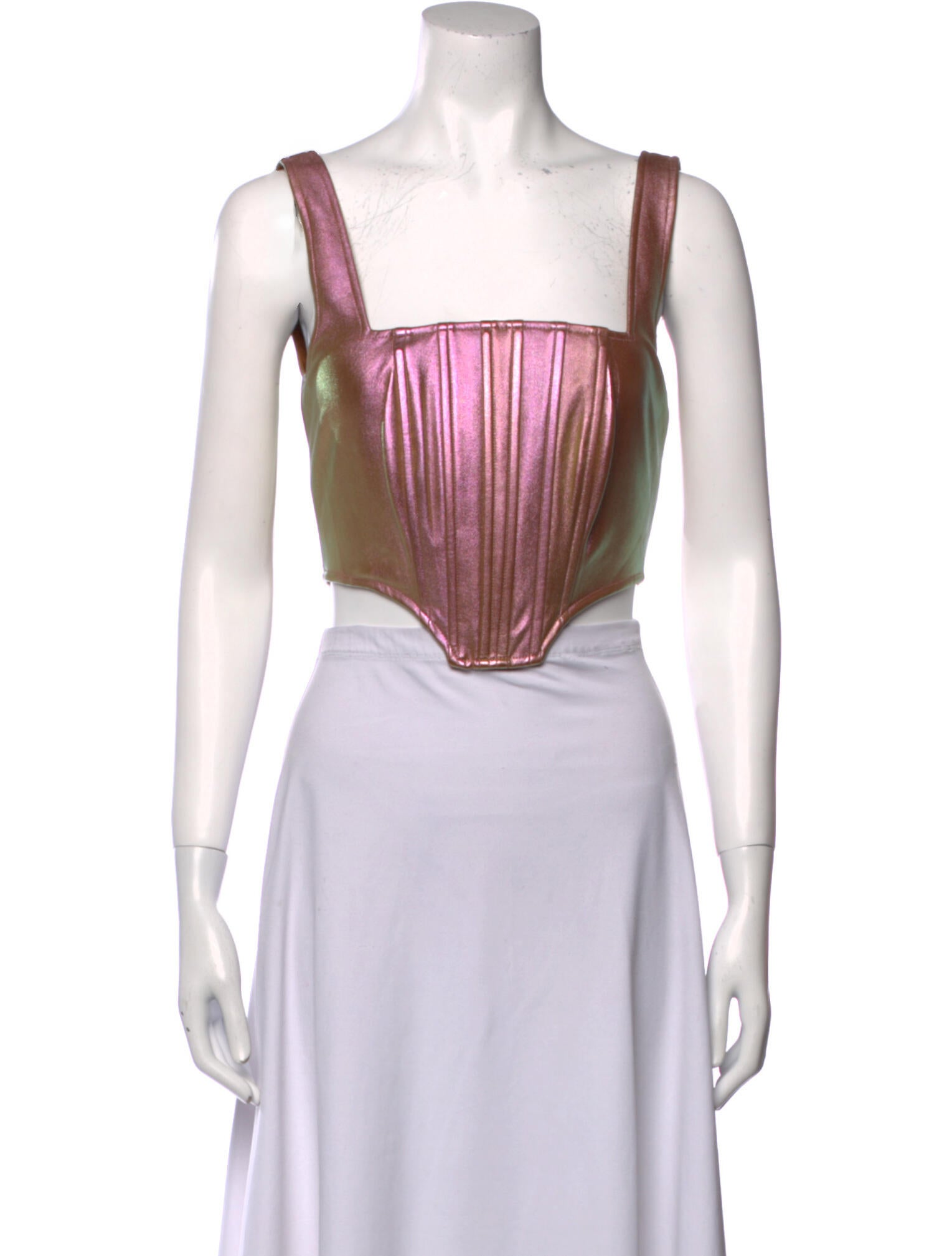 Nicholas Square Neckline Sleeveless Crop Top w/ Tags