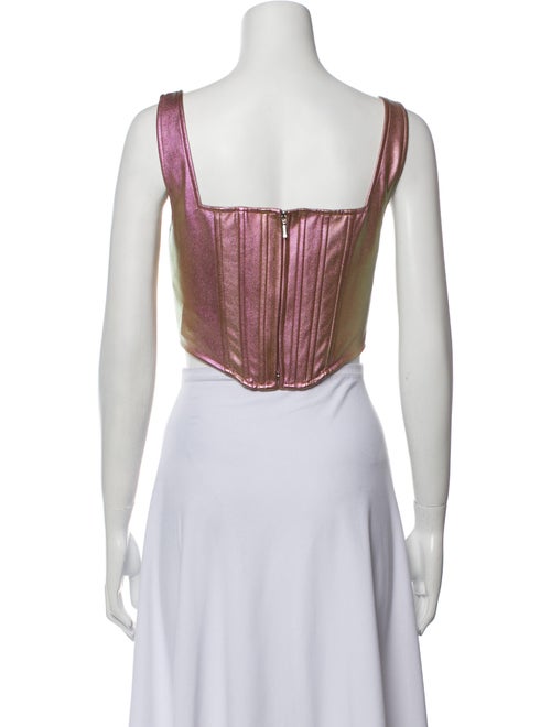 Nicholas Square Neckline Sleeveless Crop Top