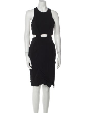 Nicholas Crew Neck Knee-Length Dress