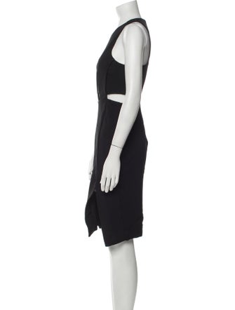 Nicholas Crew Neck Knee-Length Dress