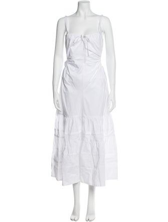 Nicholas Square Neckline Long Dress