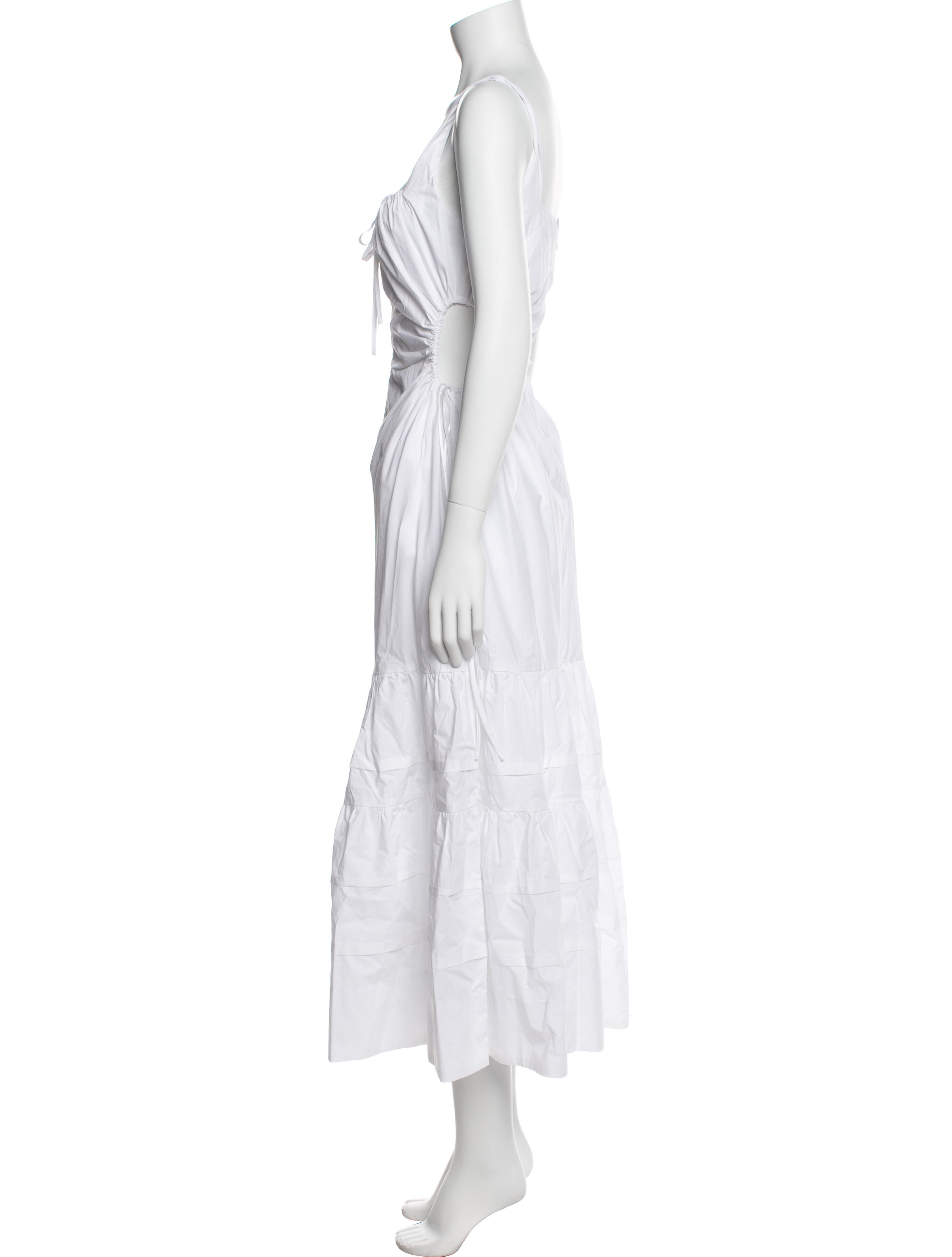 Nicholas Square Neckline Long Dress