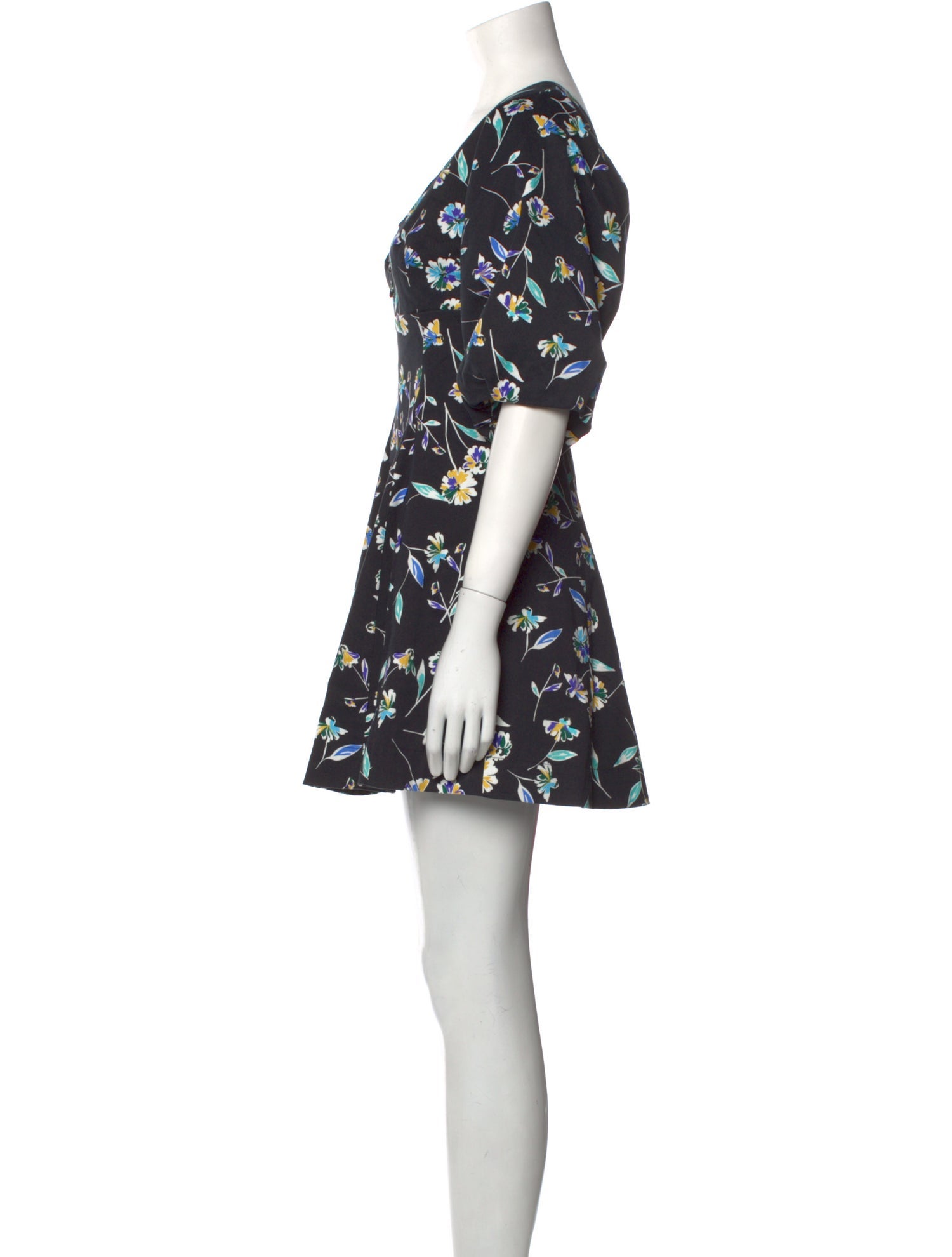 Nicholas Floral Print Mini Dress