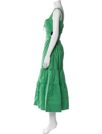 Nicholas Square Neckline Long Dress