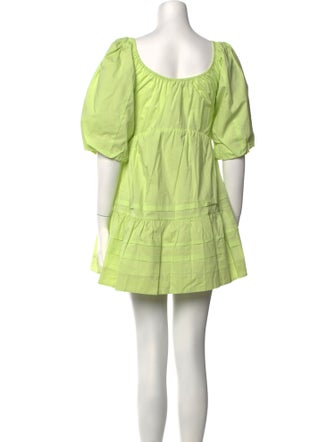 Nicholas Scoop Neck Mini Dress