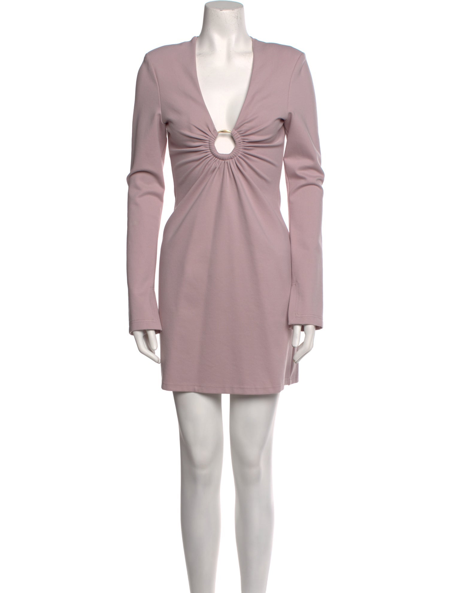 Nicholas Plunge Neckline Mini Dress