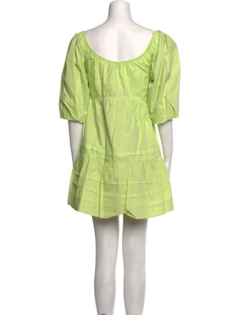 Nicholas Scoop Neck Mini Dress