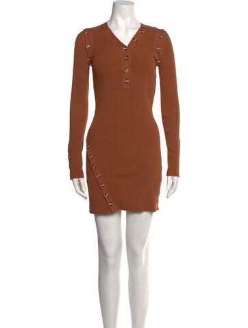 Nicholas Dresses V-Neck Mini Dress S