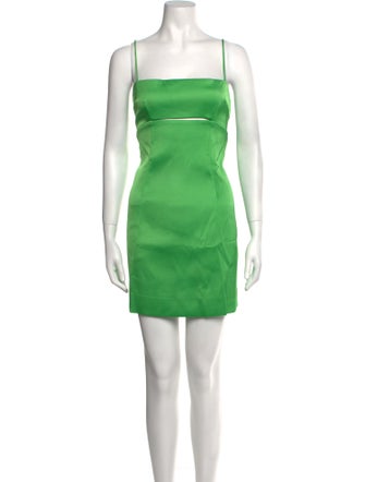 Nicholas Square Neckline Mini Dress