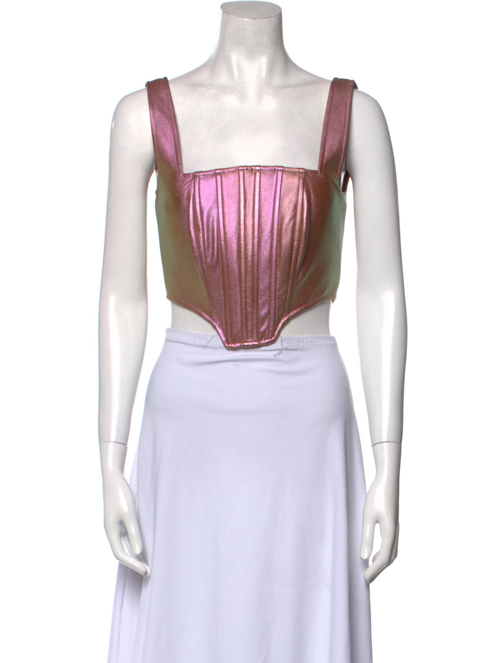 Nicholas Square Neckline Sleeveless Crop Top w/ Tags