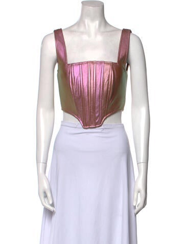 Nicholas Tops Square Neckline Sleeveless Crop Top US 0 | XS