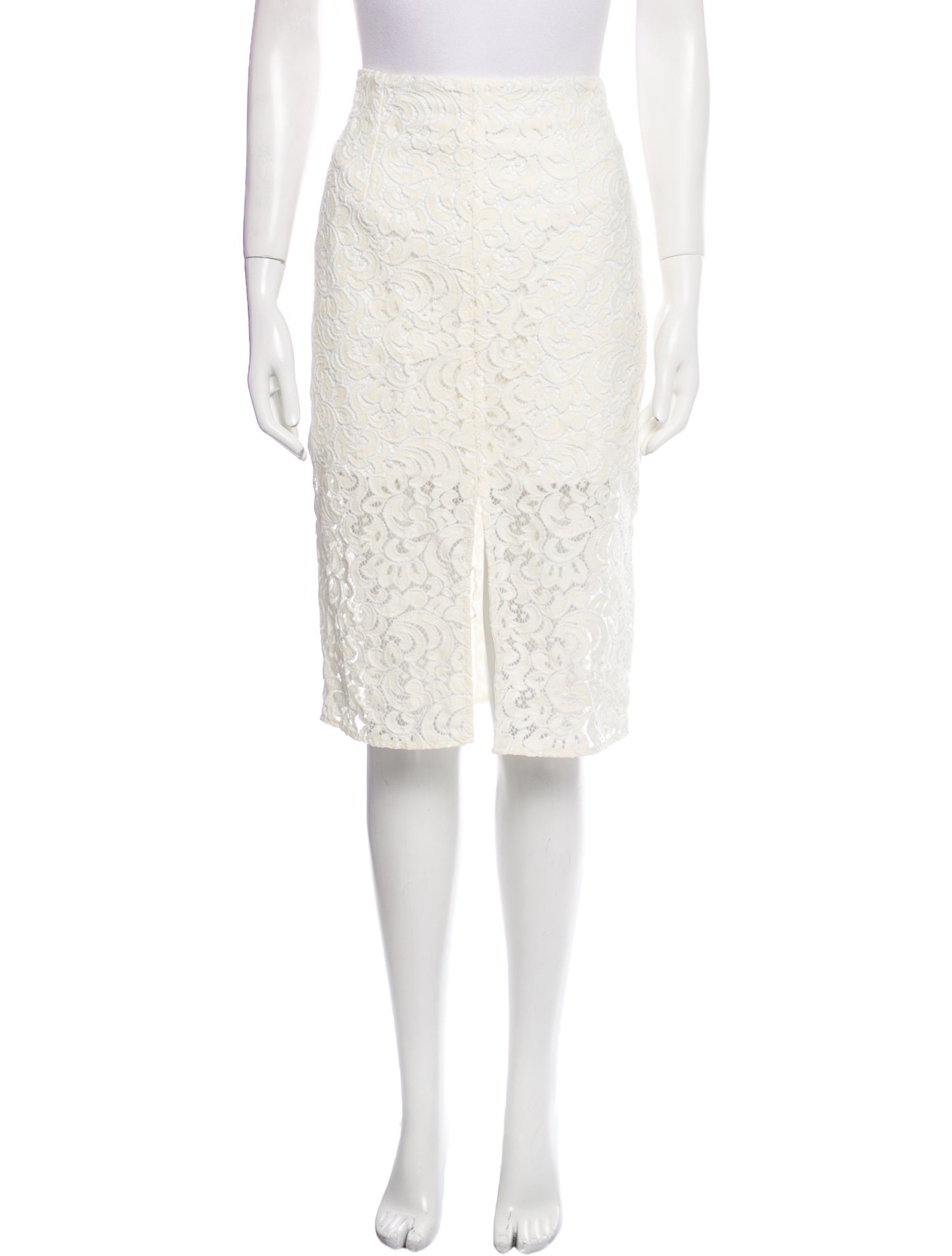 Nicholas Lace Pattern Knee-Length Skirt
