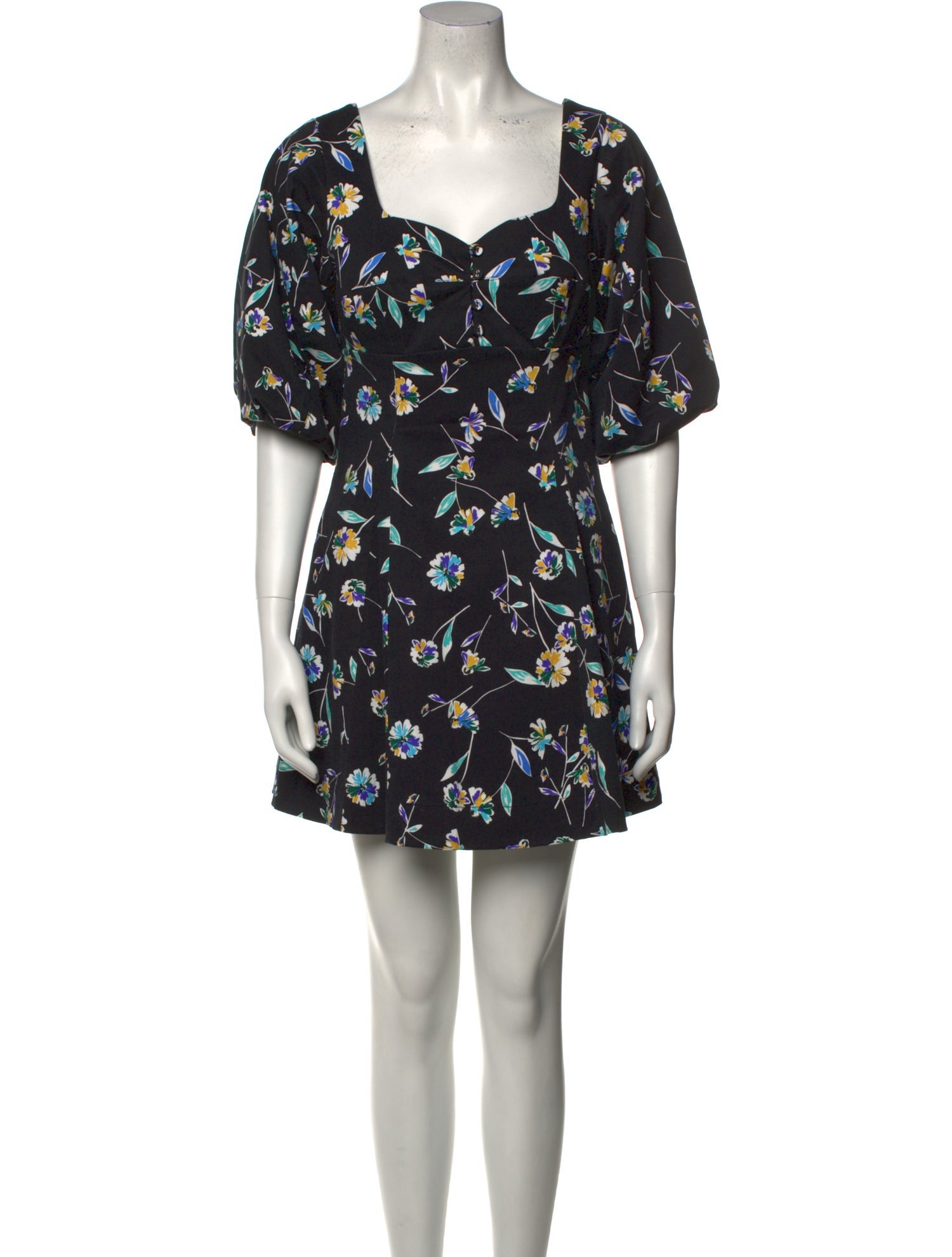 Nicholas Floral Print Mini Dress