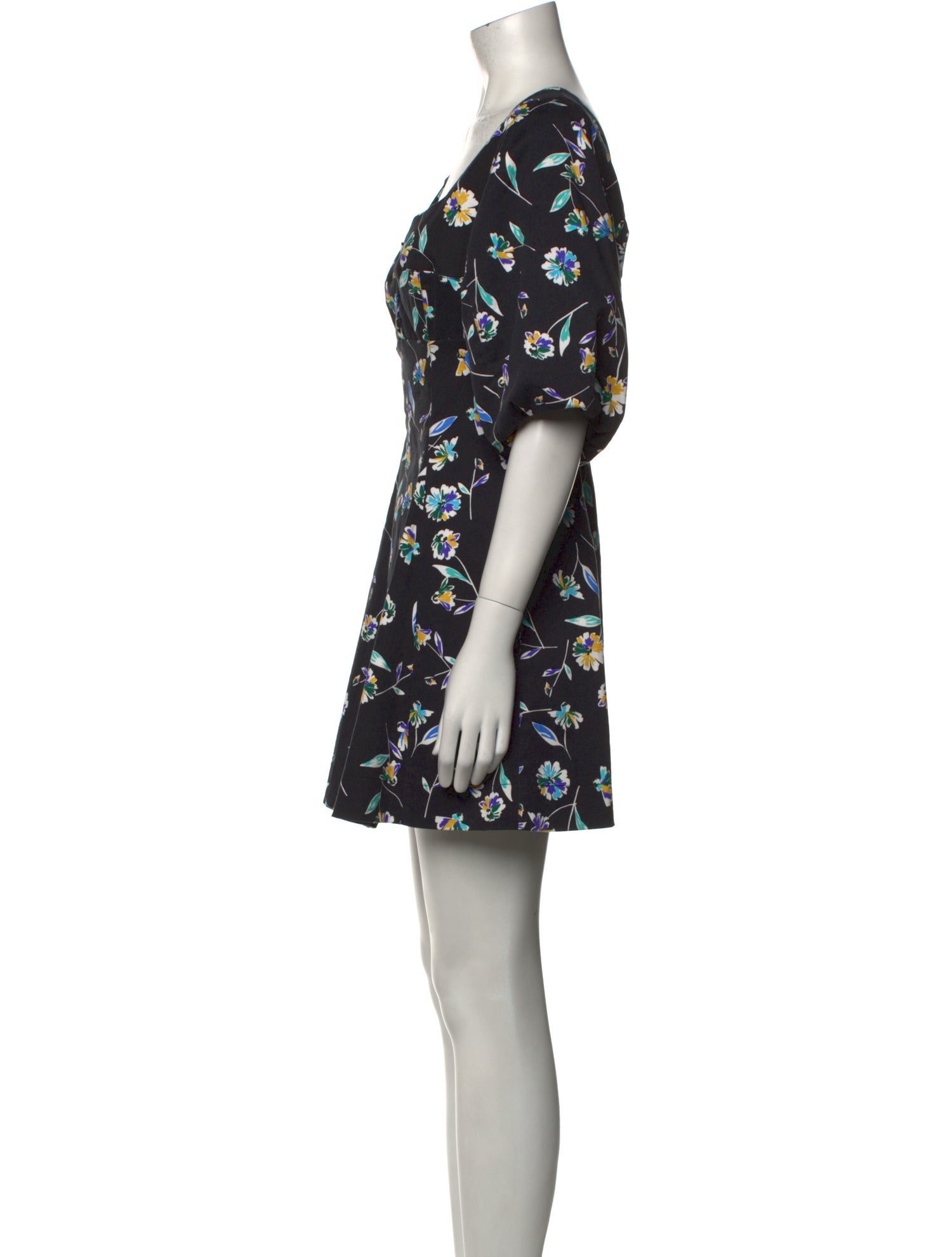 Nicholas Floral Print Mini Dress
