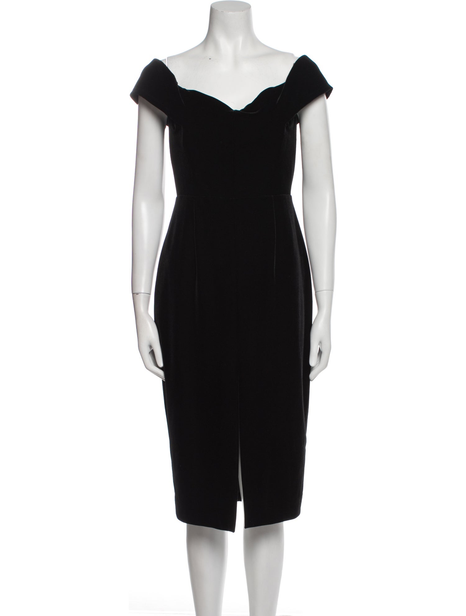 Nicholas Off-The-Shoulder Midi Length Dress