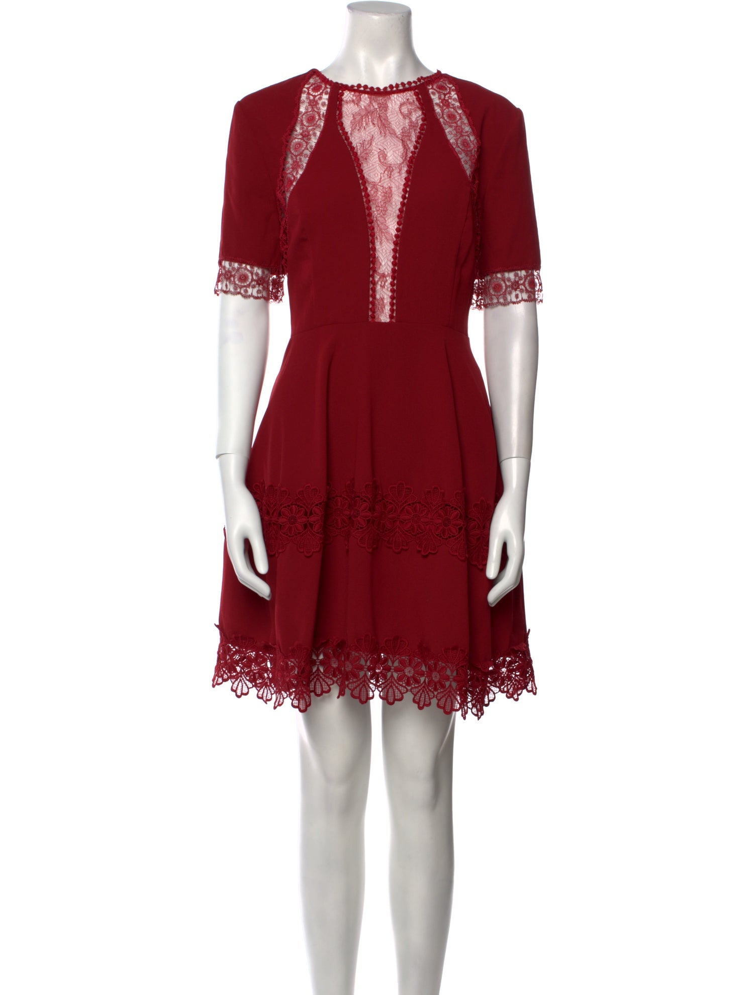 Nicholas Crew Neck Mini Dress