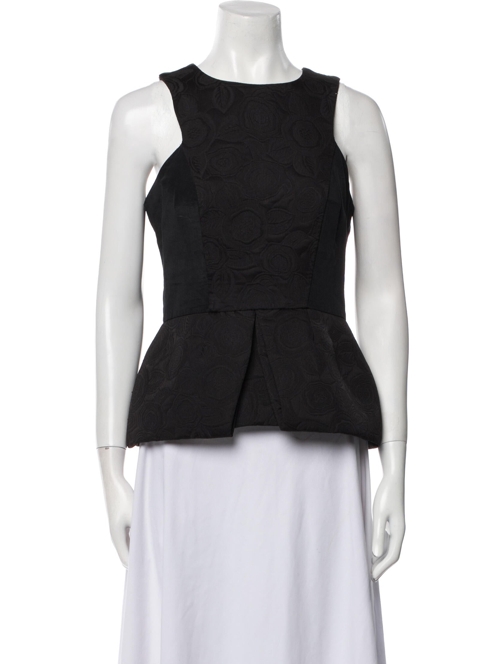 Nicholas Crew Neck Sleeveless Top