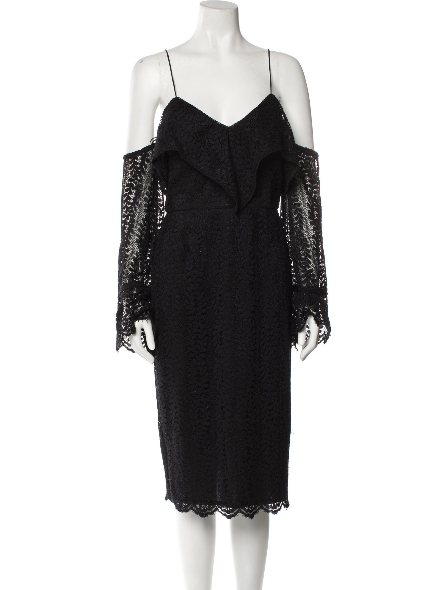 N / Nicholas V-Neck Knee-Length Dress