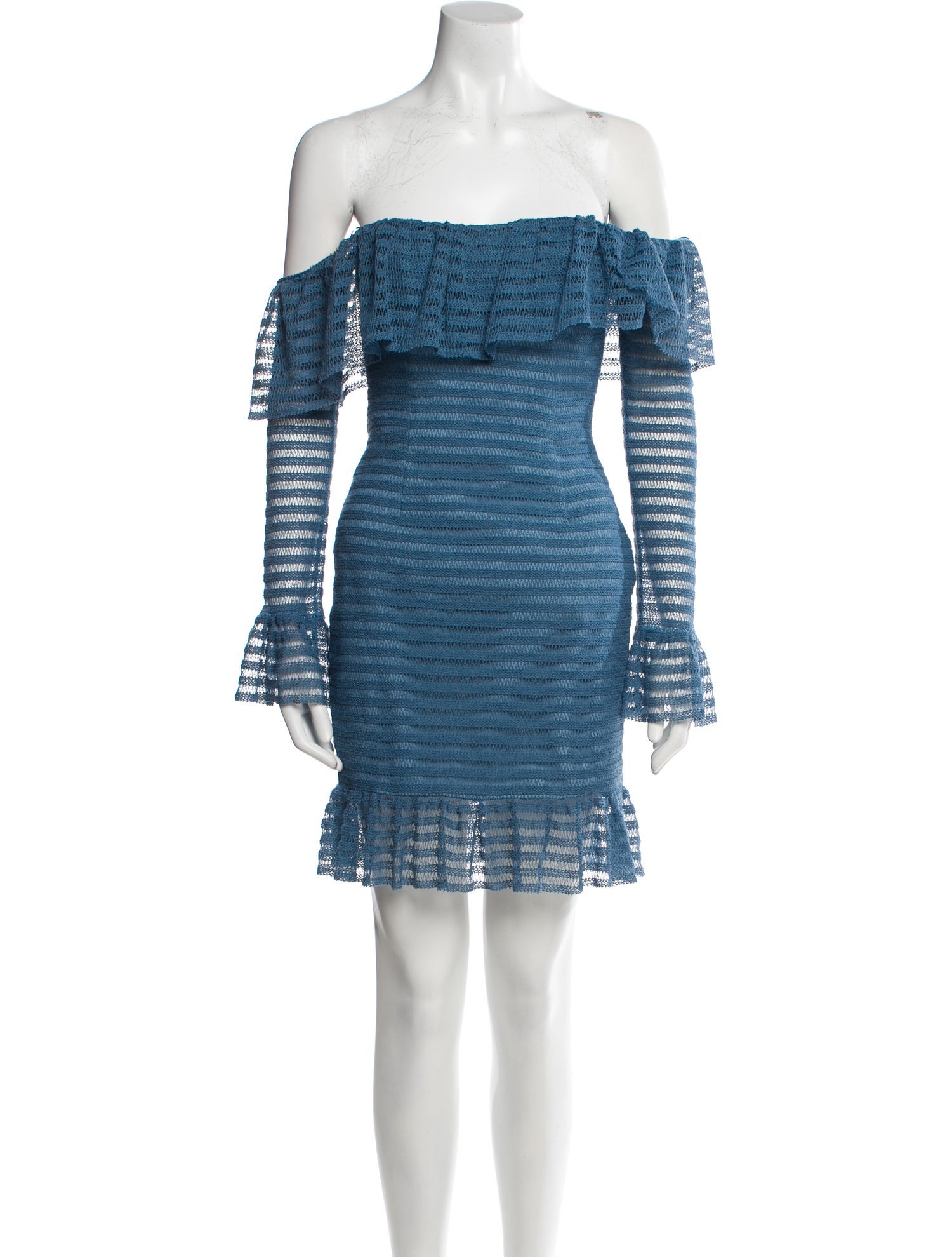 Nicholas Off-The-Shoulder Knee-Length Dress