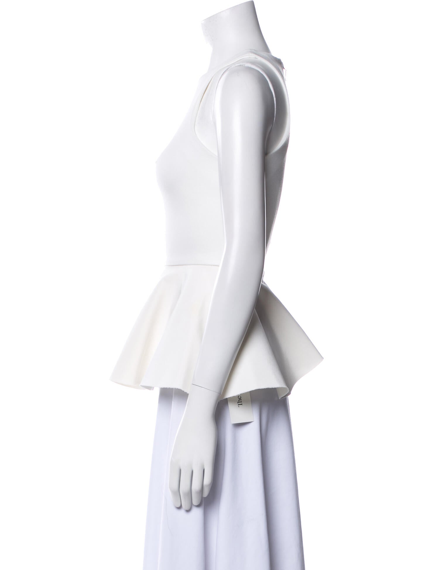 Nicholas Silk Square Neckline Crop Top