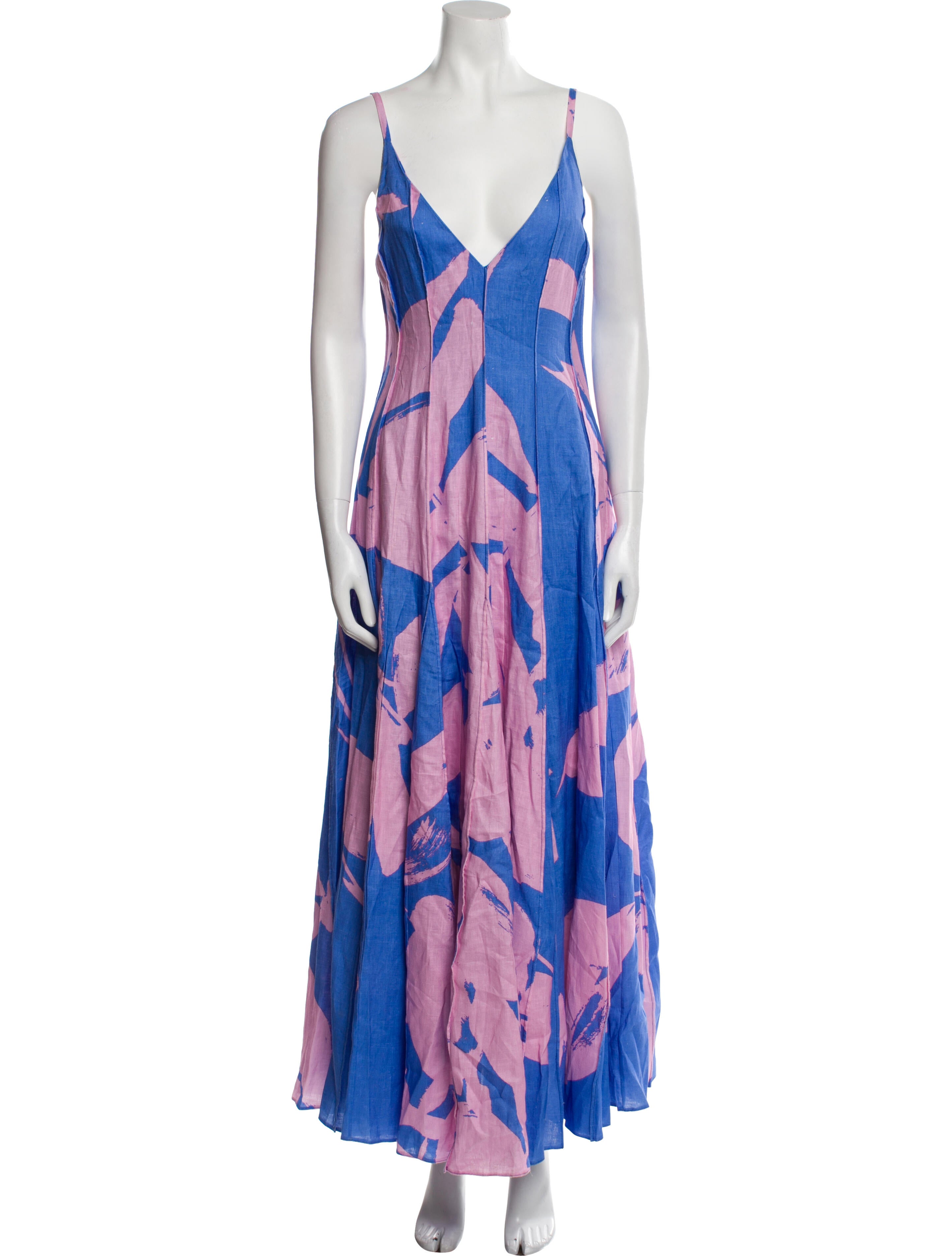 Nicholas Printed Long Dress
