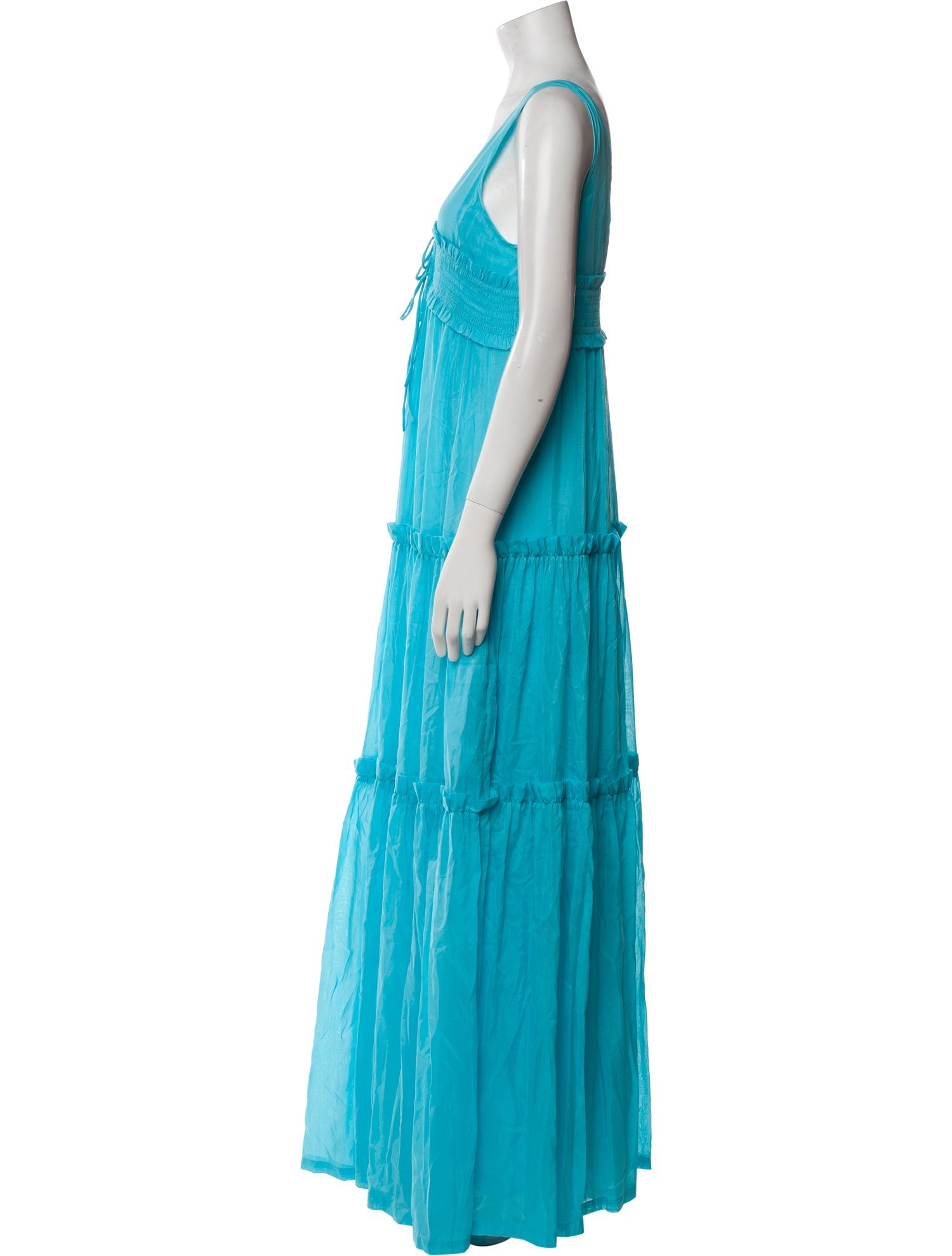 Nicholas V-Neck Long Dress