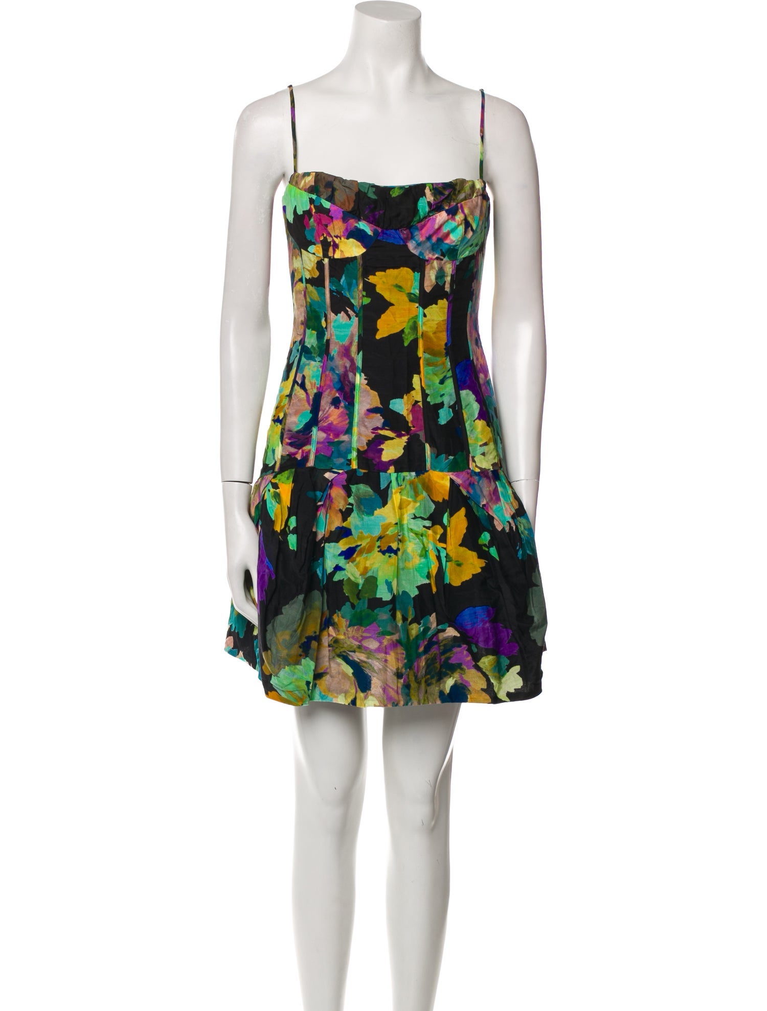 Nicholas Floral Print Mini Dress