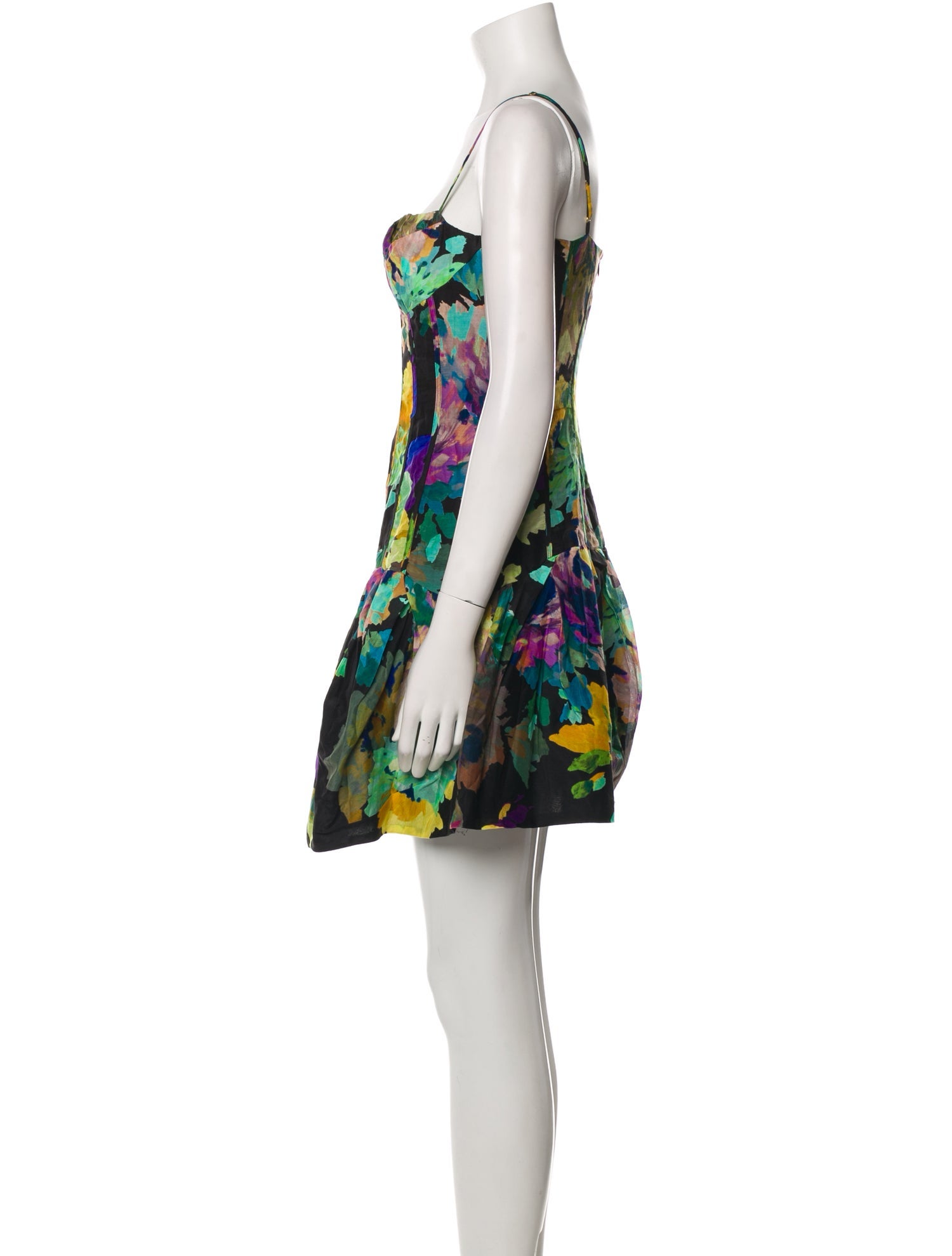 Nicholas Floral Print Mini Dress