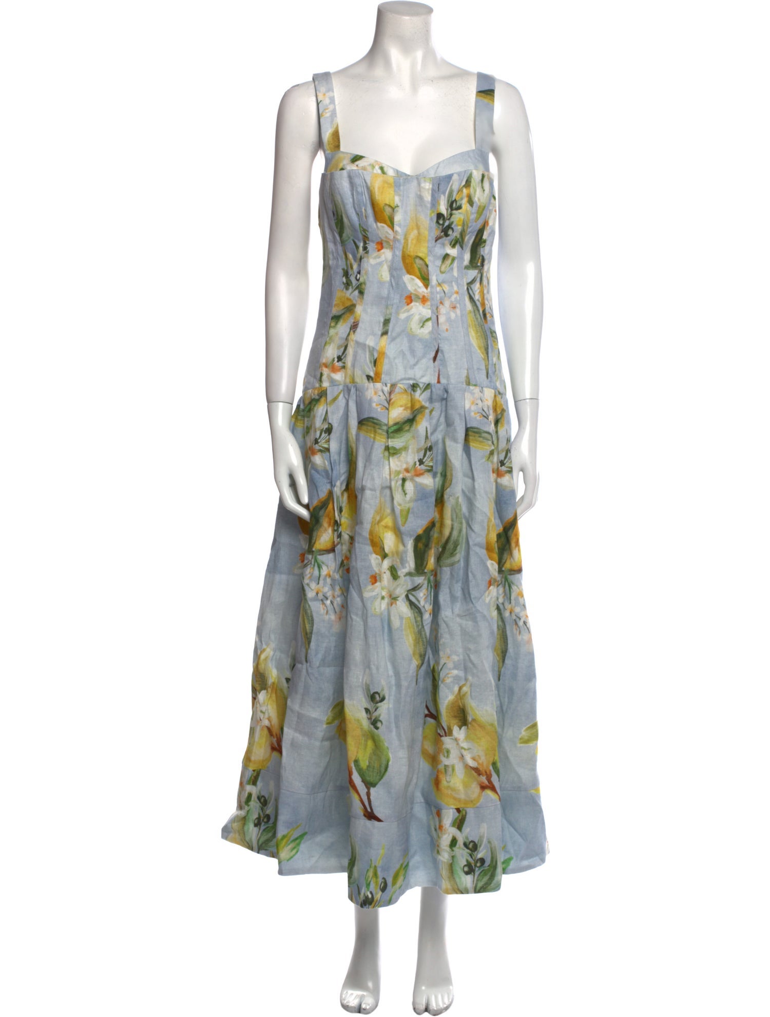 Nicholas Floral Print Long Dress