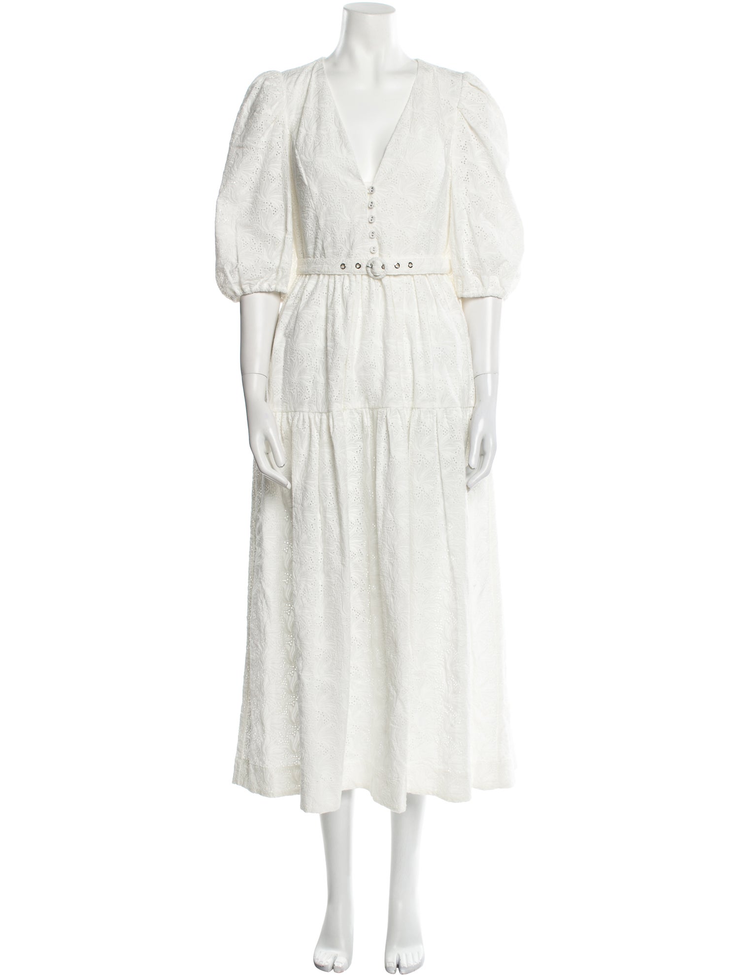 Nicholas V-Neck Long Dress